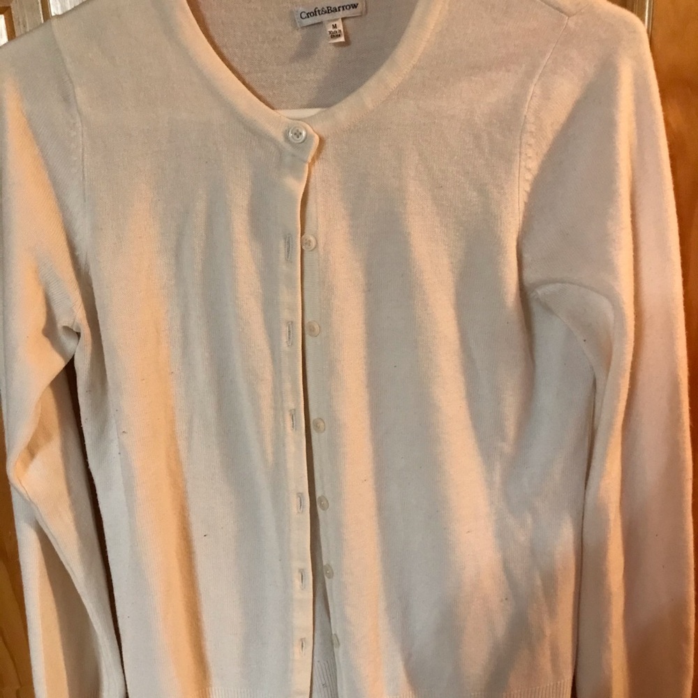 Women’s White Cardigan